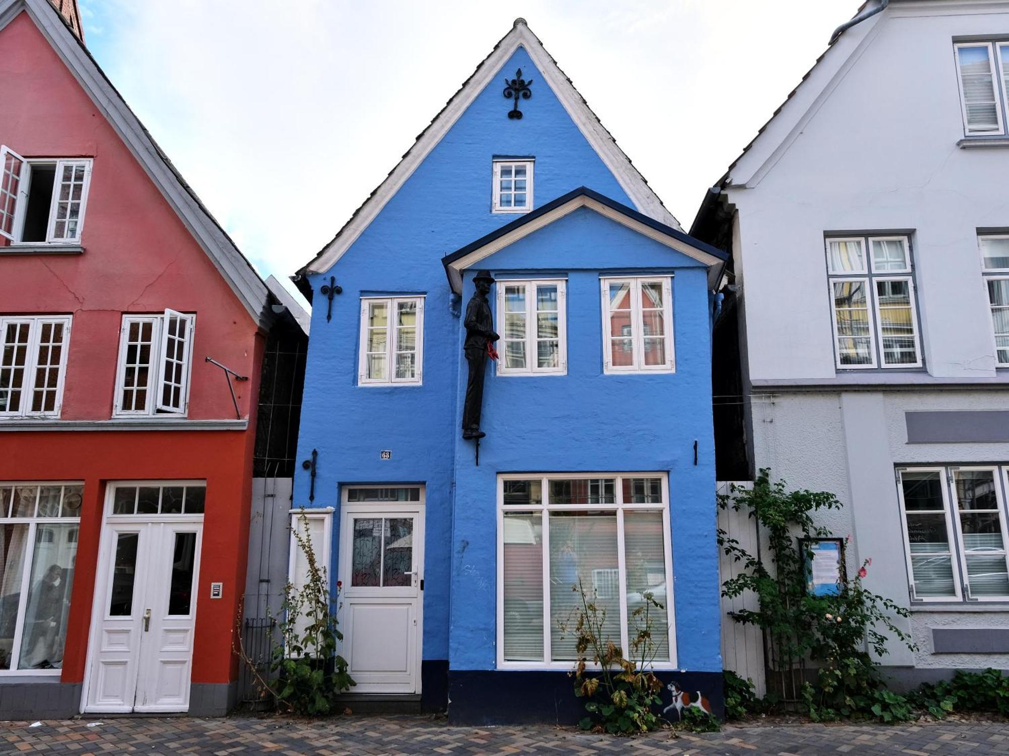 Hafenblick Ferienwohnung In Der Altstadt Mit Parkplatz Flensburg Kültér fotó